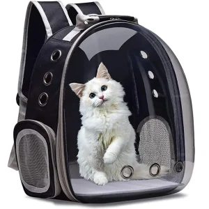 Pet Carrier Backpack Transparent Breathable for Travel