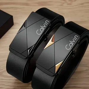 Calvin Leather Belt - Automatic Buckle