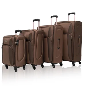 Polyester Softshell Luggage Expandable 4 Piece Set 20'' 24'' 28'' 32''